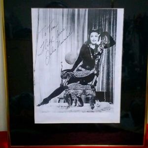 Photocopy of  Julie Newmar (Cat woman) photo